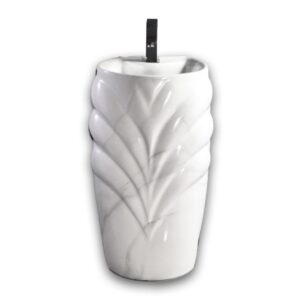 LAVABO PEDESTAL FLOWER BLANCO - BANOVA