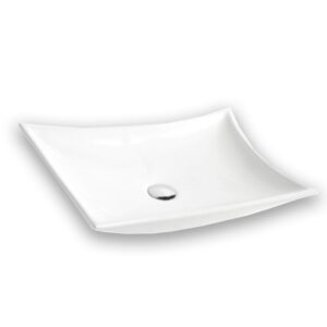 LAVABO ART BASIN CUADRADO BLANCO - BANOVA