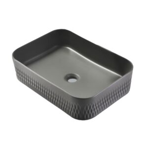 LAVABO PORCELANICO GRIS MATE - BANOVA
