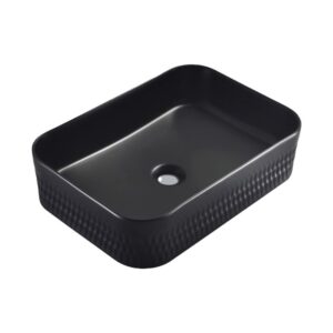 LAVABO PORCELANICO NEGRO MATE - BANOVA