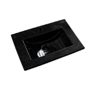 LAVABO CABINET CARRARA NEGRO MARMOL - BANOVA - 81 CM E80-2