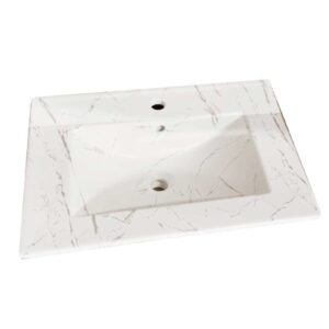 LAVABO CABINET CARRARA BLANCO - BANOVA