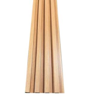 MURO INTERIOR TIPO LAMBRIN CAFE CLARO (2.9m x 16cm cubre 6.49mts x caja) 14 pcs