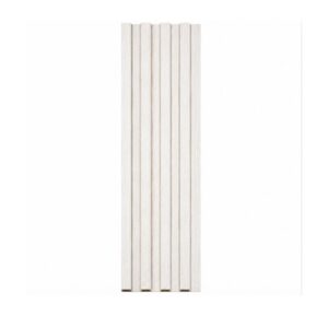 MURO INTERIOR TIPO LAMBRIN BLANCO OSTION (2.9m x 16cm cubre 6.49mts x caja) 14 pcs