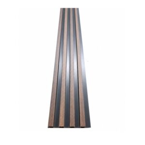 MURO INTERIOR TIPO LAMBRIN CAFE CHOCOLATE FONDO NEGRO (2.9m x 16cm cubre 6.49mts x caja) 14 pcs