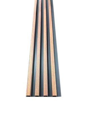 MURO INTERIOR TIPO LAMBRIN CAFE FONDO NEGRO (2.9m x 16cm cubre 6.49mts x caja) 14 pcs