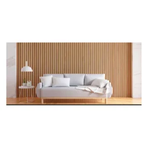 Panel de lambrín para muro interior Banova en tono madera