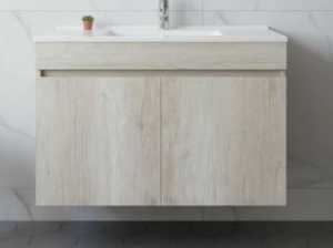 MUEBLE BANOVA ENCINO POLAR FLOTANTE 41X41